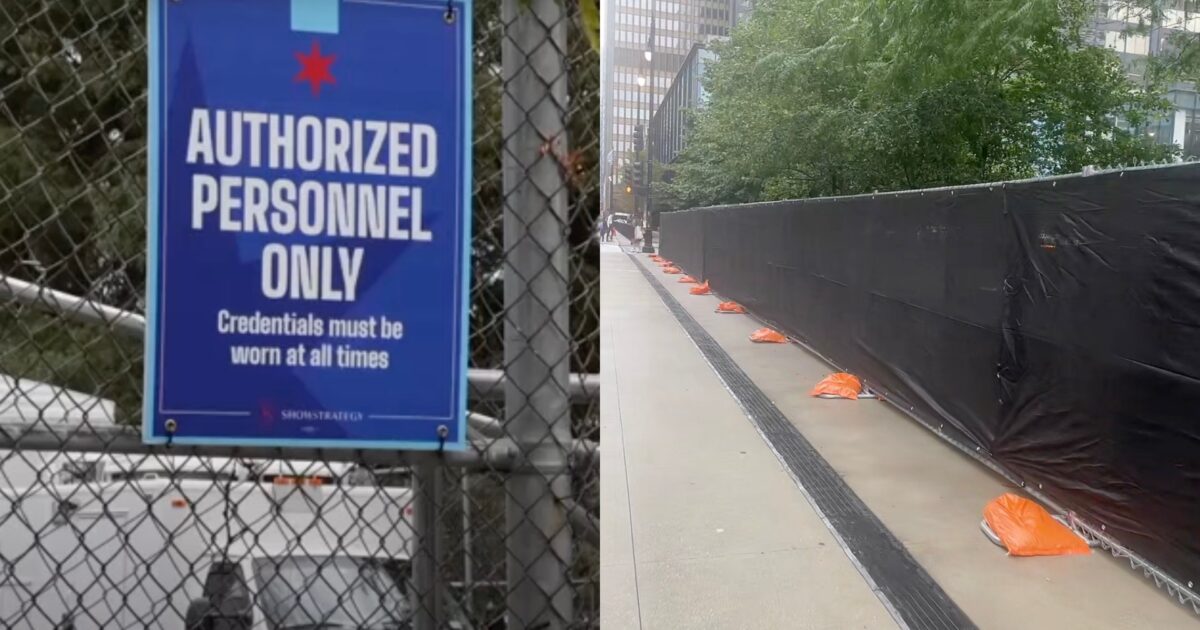 Hypocrisy on Full Display: DNC Erects Massive Wall Around Convention and Mandates ID for Entry — Yet Opposes Border Security and Voter ID Laws! – Jim Hᴏft