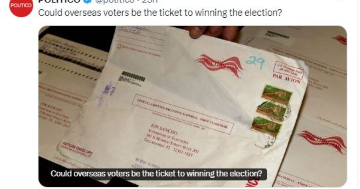 THE CHEAT IS ON! Democrats Reveal Their Plan to Use Overseas Ballots to Win in 2024 — Here’s How Easy It Is to Cheat — Are Republicans Really Going to Let This Happen?