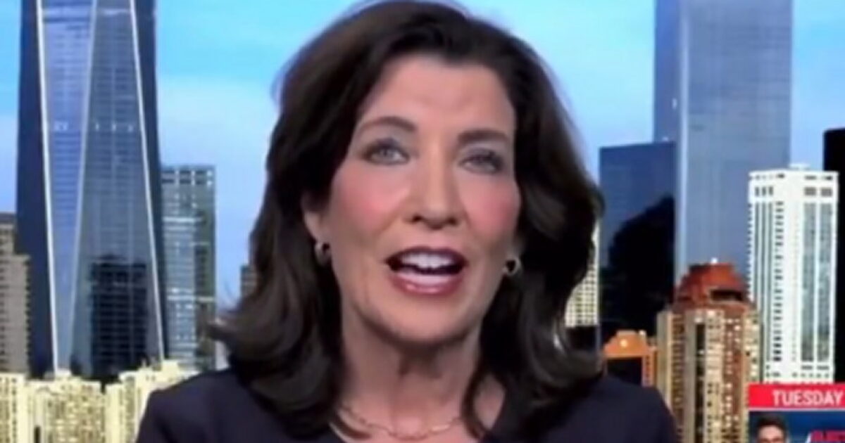 Desperate New York Governor Kathy Hochul Says if You Vote for Republicans in NY You’re Anti-American (VIDEO)